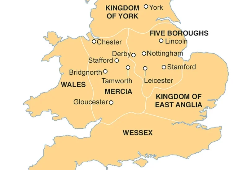 The British Isles had been split by waves of invasion into rival kingdoms